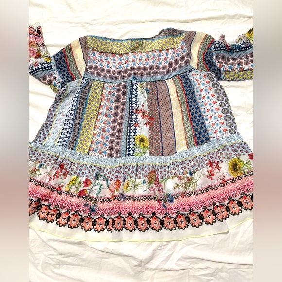 Johnny Was Floral and Geometric Dress - Picture 5 of 6